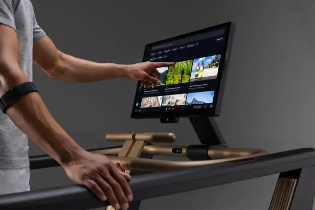 iFIT workout library on an equipment console