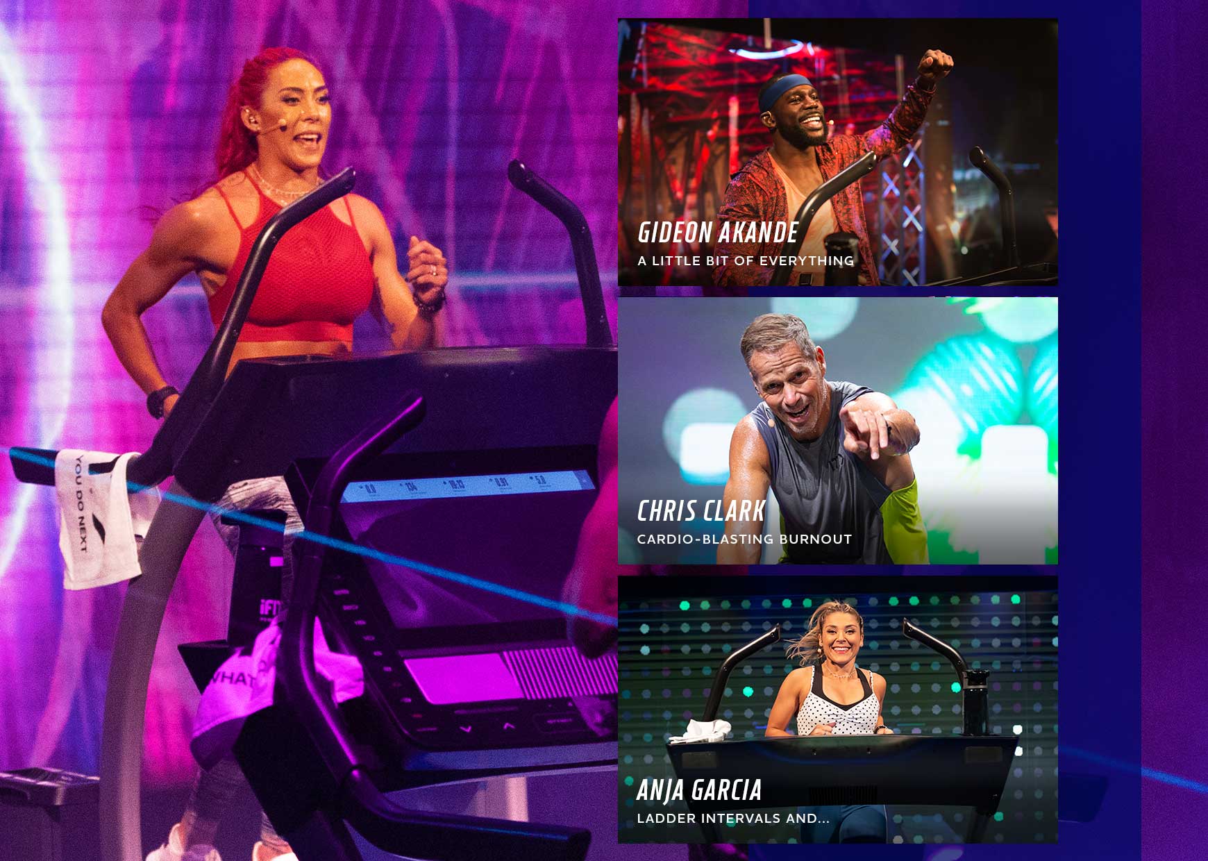iFIT workout on a Freemotion machine at home