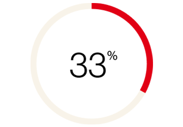 33 %