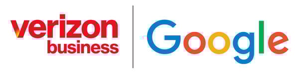 Verizon Business and Google Logos