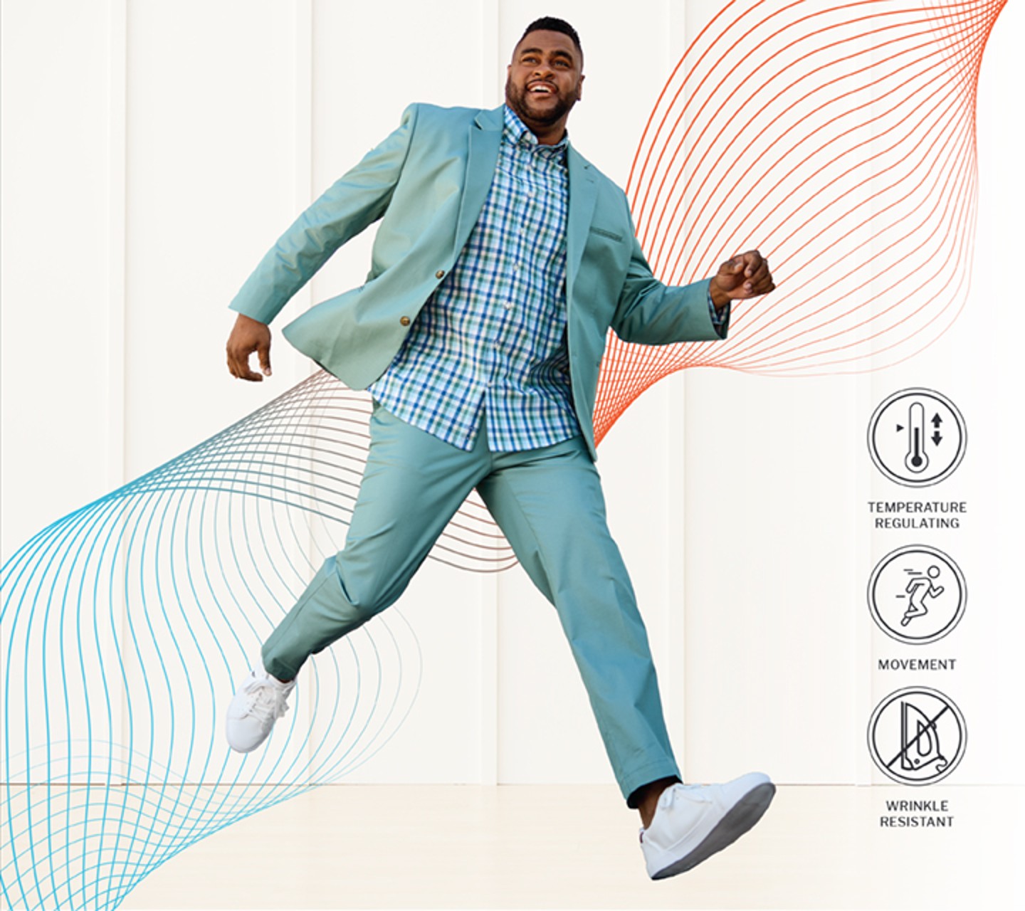 A ground-breaking, temperature-regulating fabric that was scientifically engineered to be really, really awesome.