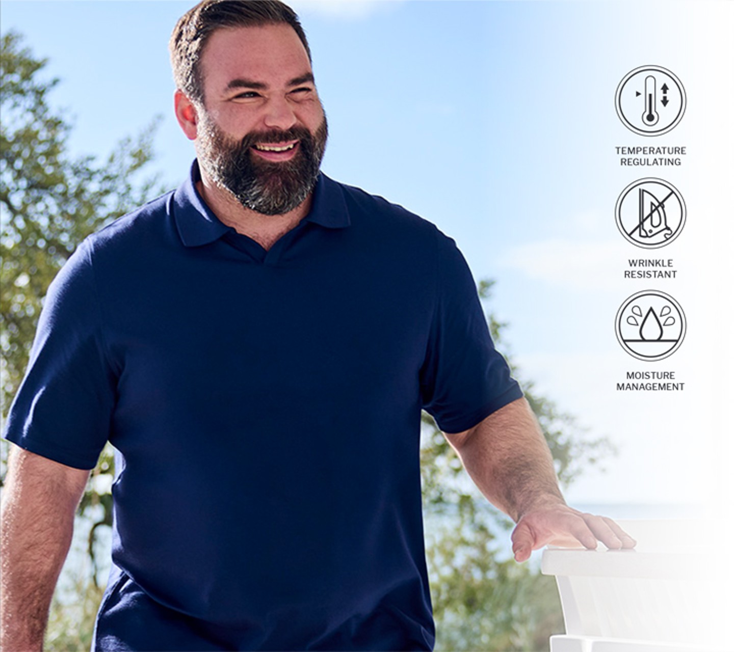 Polo shirts that help keep you cool. Witchcraft? Or amazing technology?