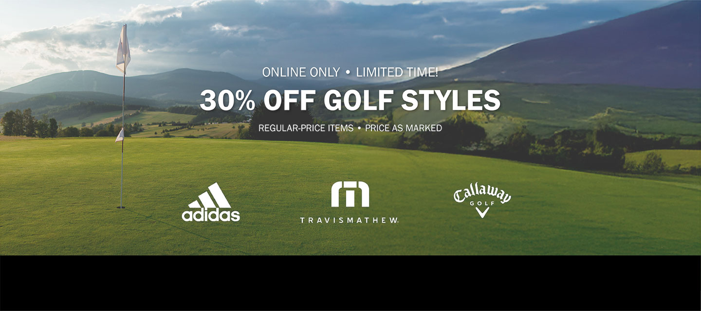30% OFF GOLF STYLES