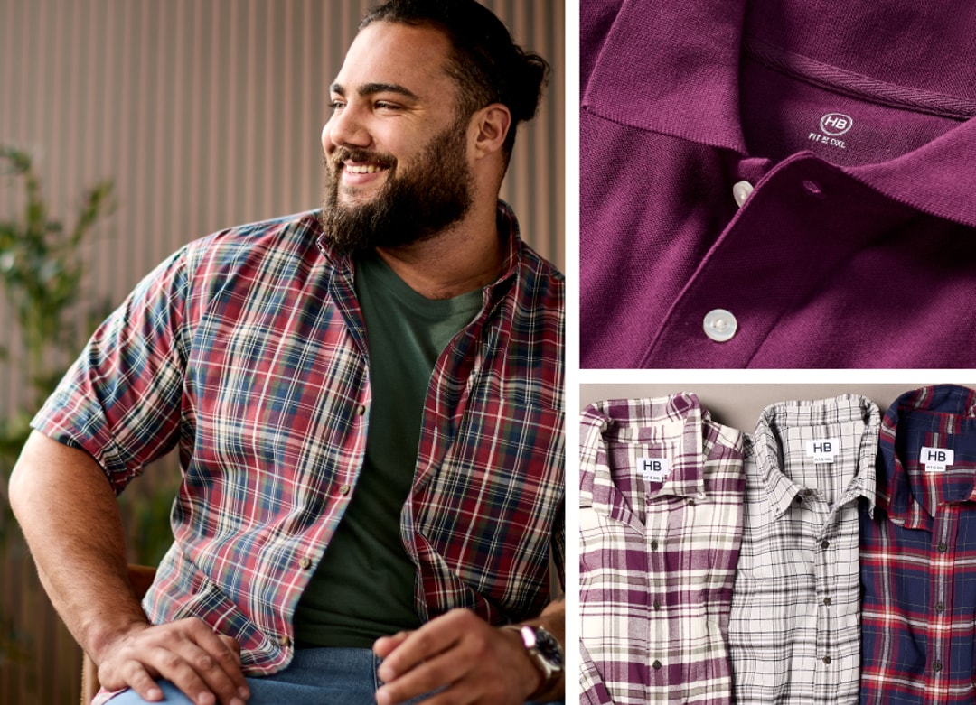 Men's Big & Tall Sizes Explained DXL