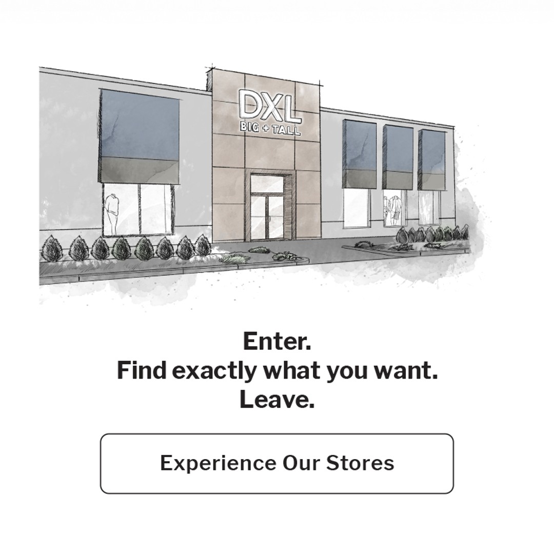 Men's Big & Tall Sizes Explained DXL