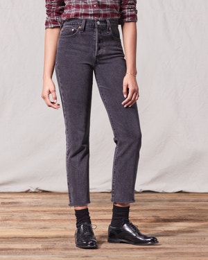 Wedgie Fit Straight Women's Jeans - Black | Levi's® CA