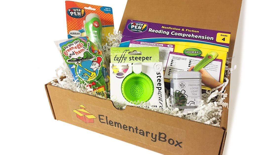 Box of materials for teachers
