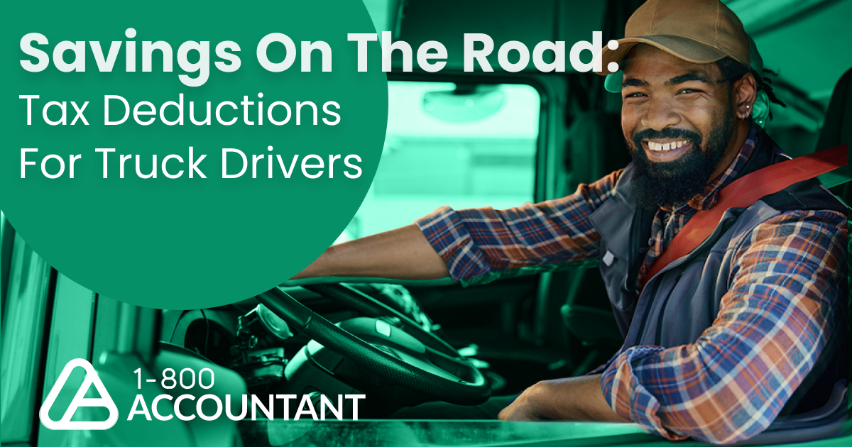 Savings on the Road: Tax Deductions for Truck Drivers