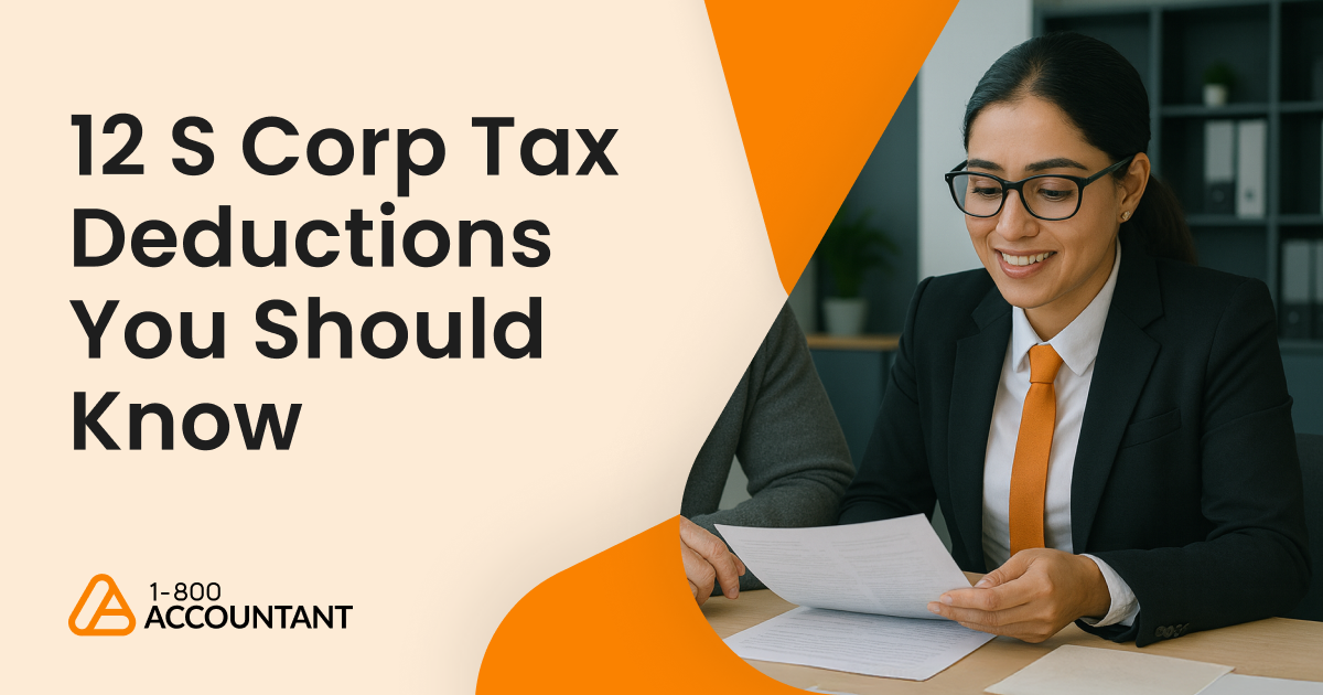 S Corp Tax Deductions List (2025-2026): The Ultimate Guide