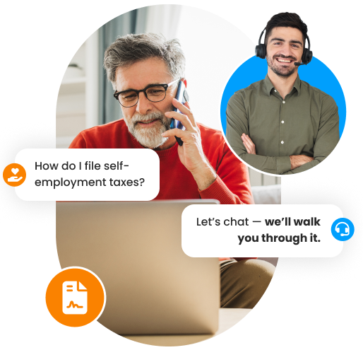 Self-Employed? Talk to a tax pro for free.