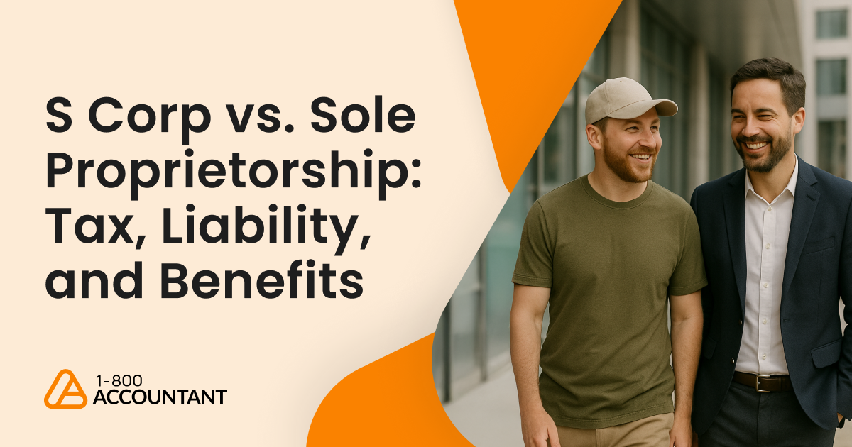 S Corp vs. Sole Proprietorship: Taxes, Liability & Perks