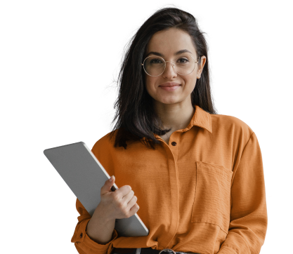 a woman smiling smiling