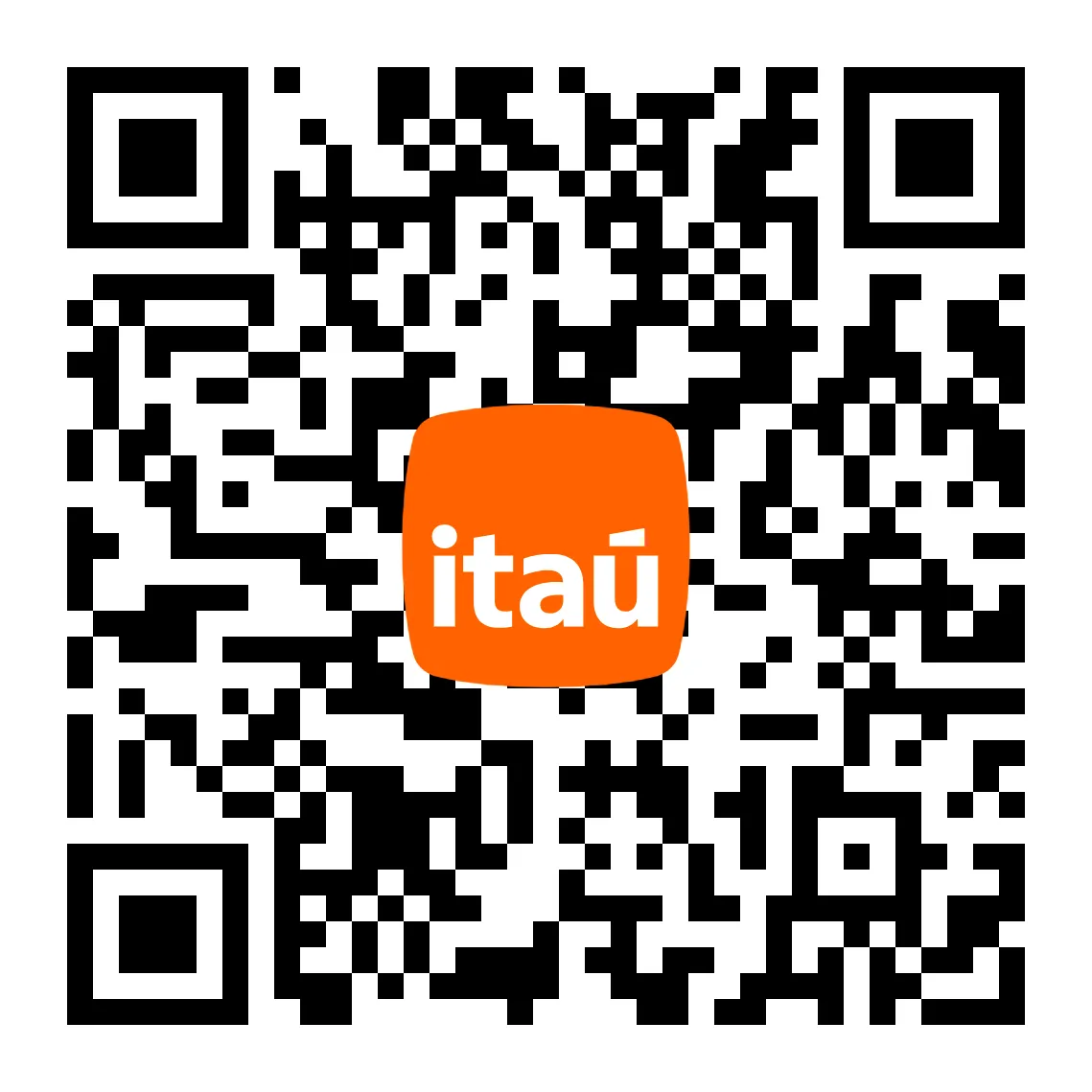 QR de descarga de la aplicación de Itaú.webp