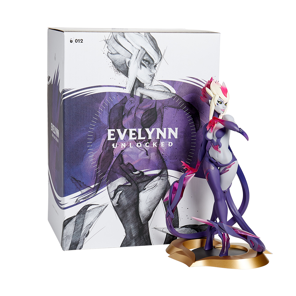 Details about   New Authentic Limited League of Legends Evelynn Unlocked Statue Action Figure