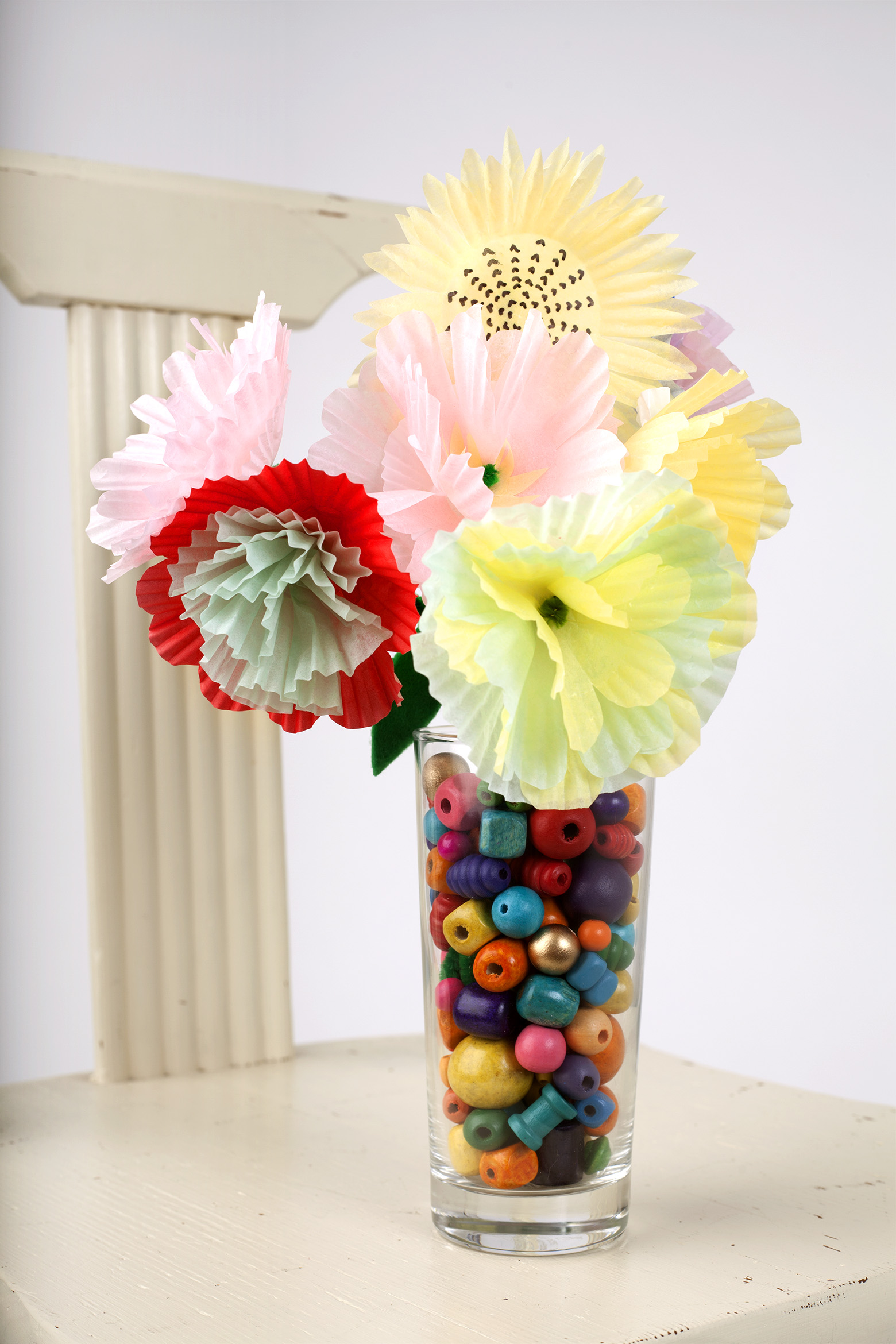 Cupcake Wrapper Flowers DIY For Beginners KiwiCo