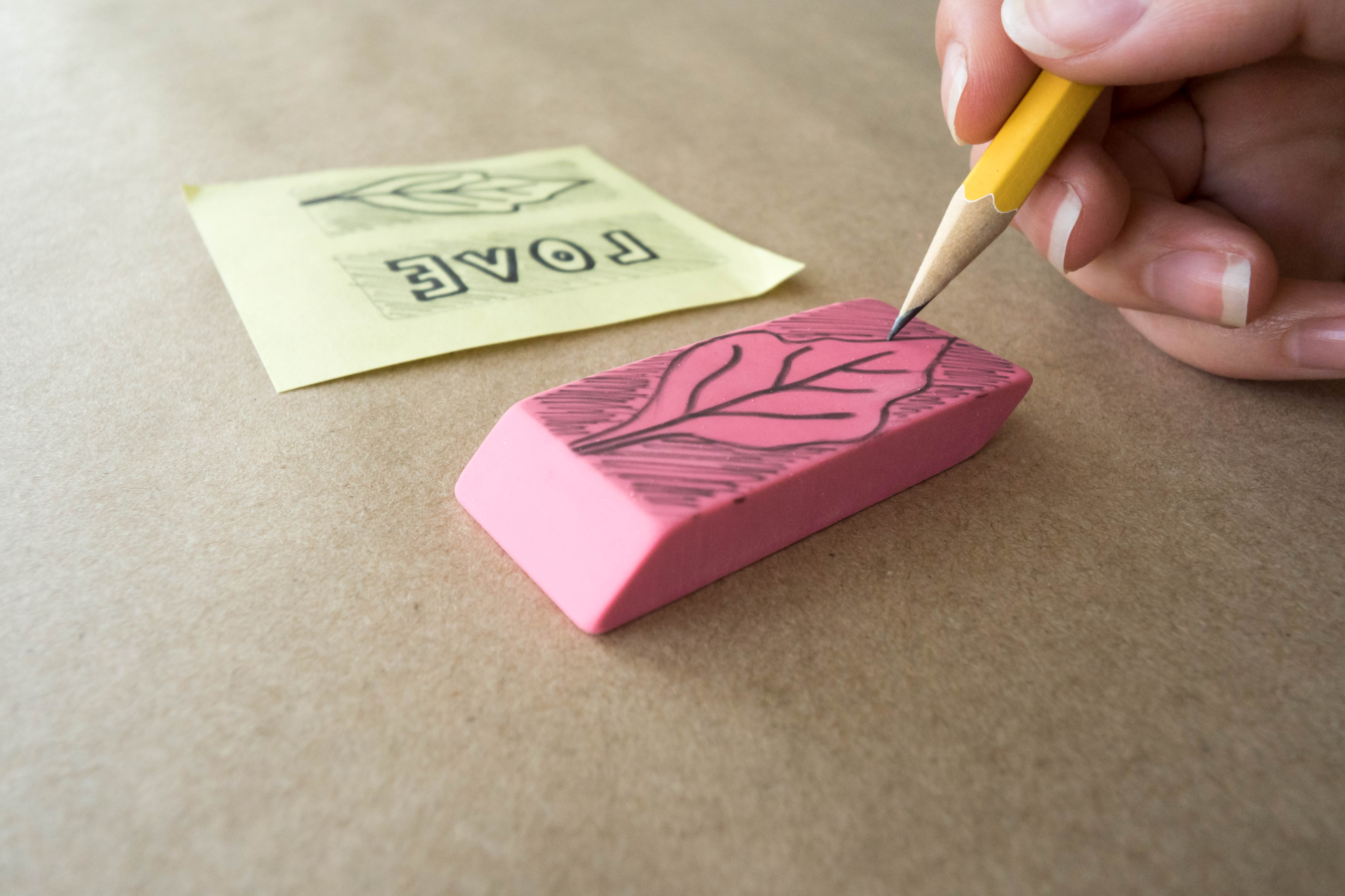 Eraser Stamps DIY for Beginners KiwiCo