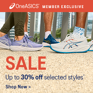 ASICS Sale. Up to 30% off selected styles*