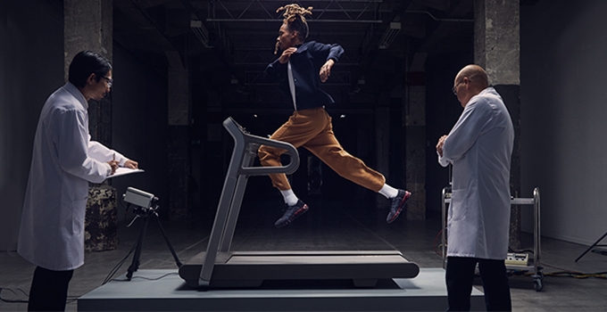 testing ASICS gel cushioning