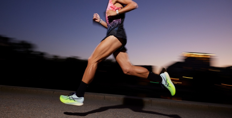 runner at night
