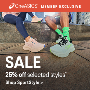 ASICS Sale. 25% OFF SELECTED STYLES* ​