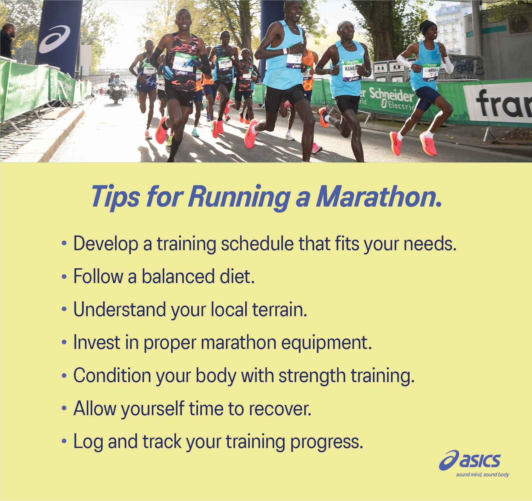 tips for running a marathon