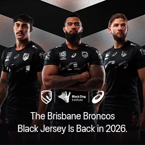 The 2026 Brisbane Broncos Black Jersey