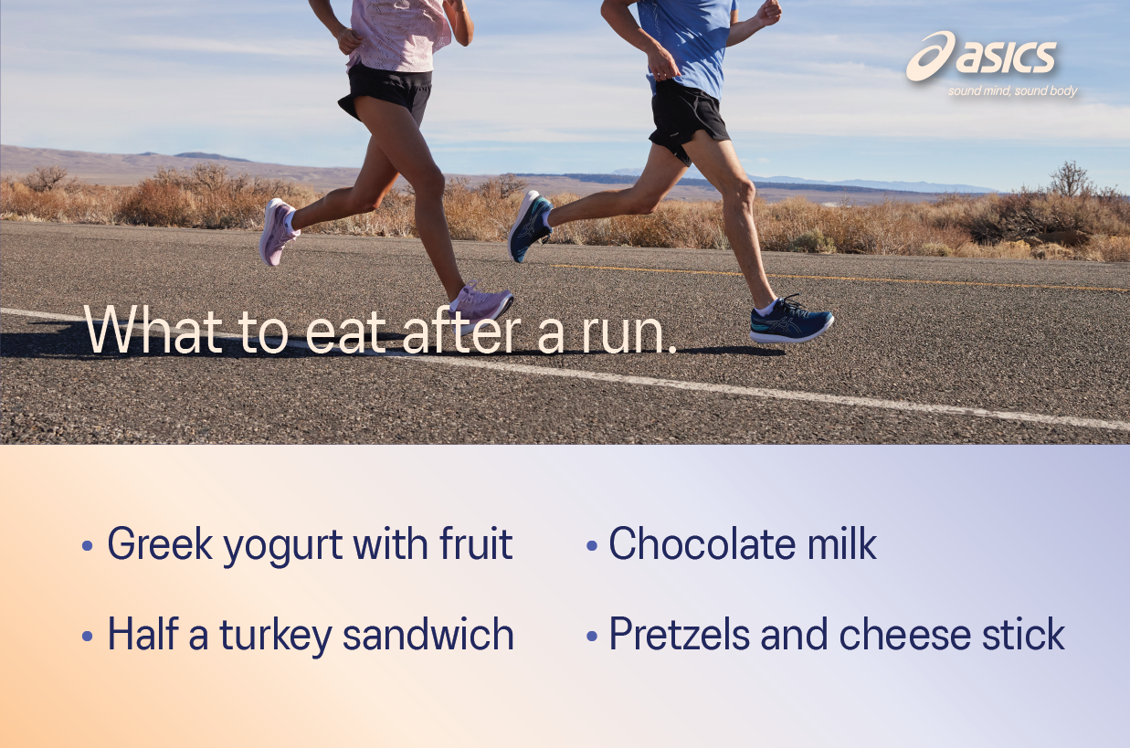 what to eat after a run.