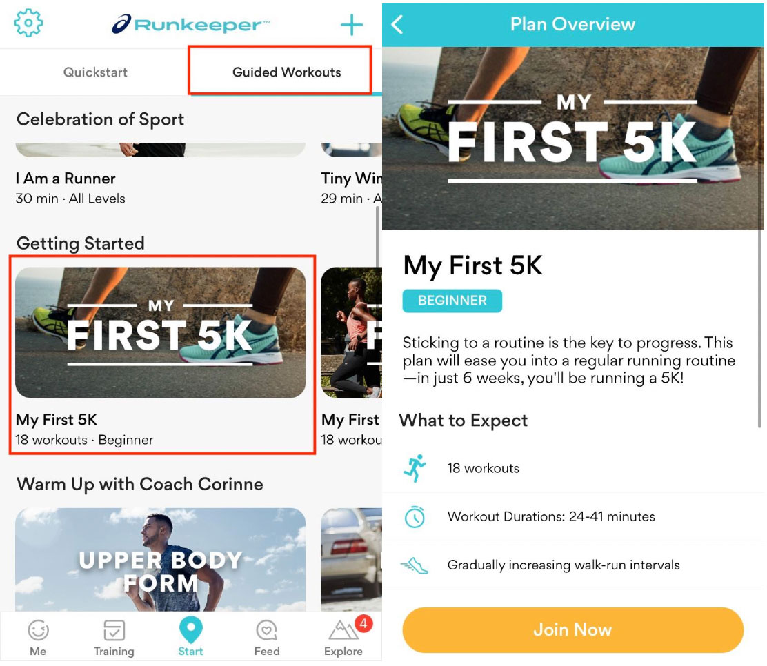 My first 5k running training program