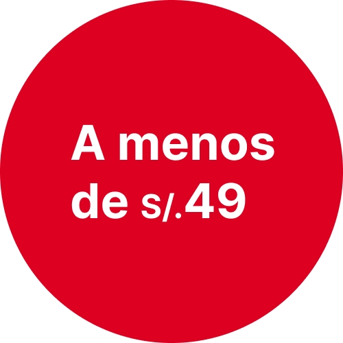 A menos de S/. 49.90