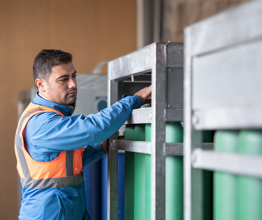 Checking Gas Cylinder Image Text GettyImages-1191890279