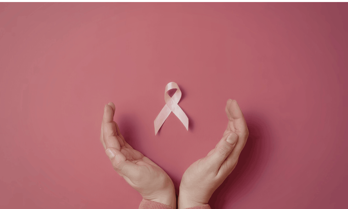 Illustration of cancer ribbon