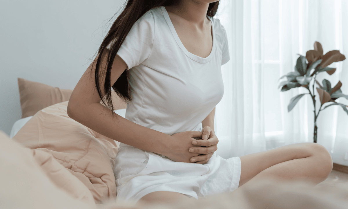 image of menstrual cramps after hysterectomy