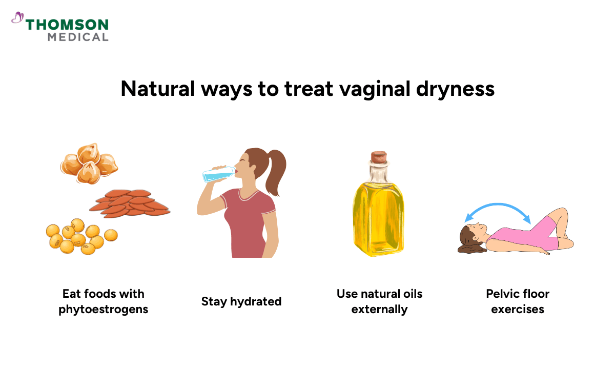 Natural ways to treat vaginal dryness