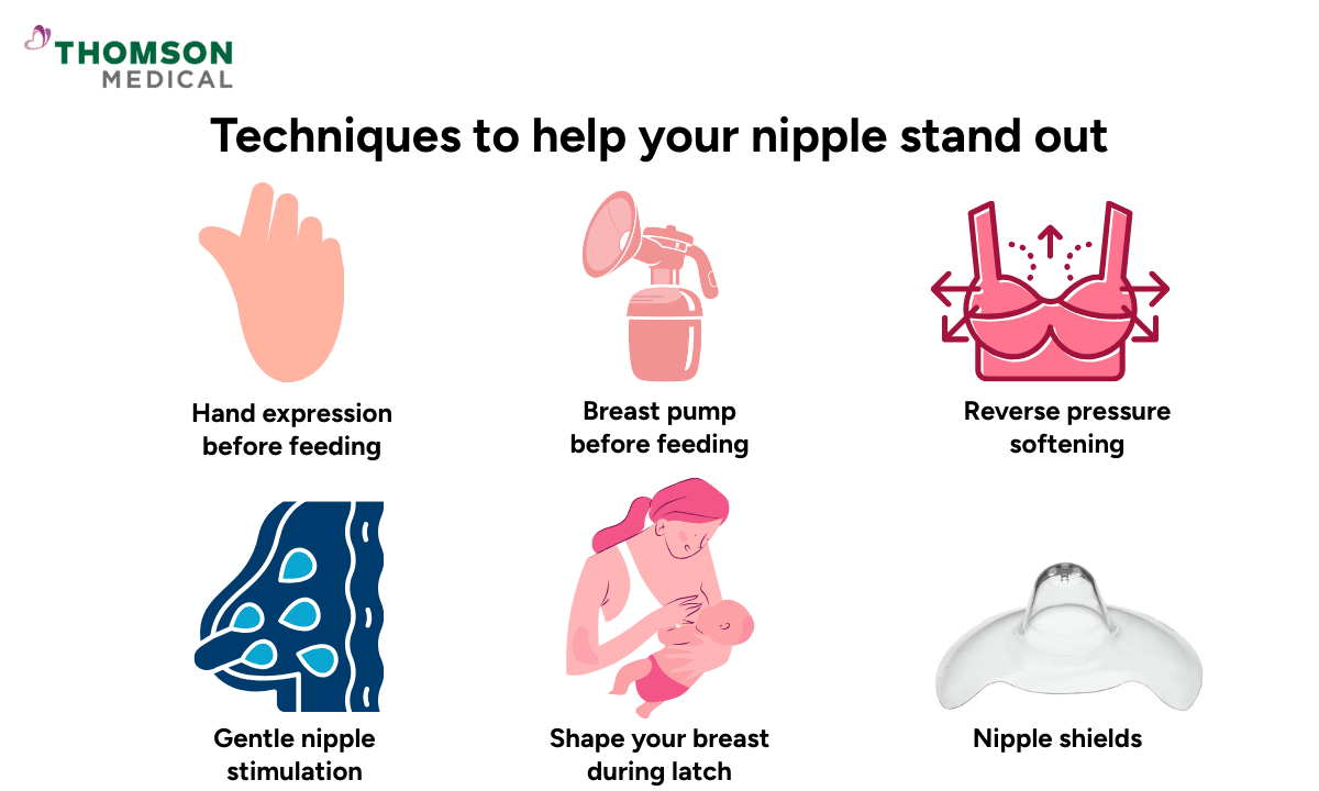 image of how to help your nipple stand out