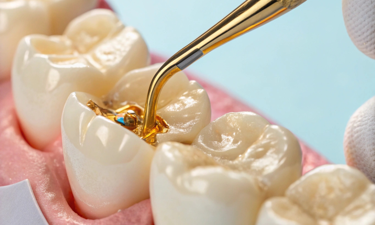 Gold tooth fillings