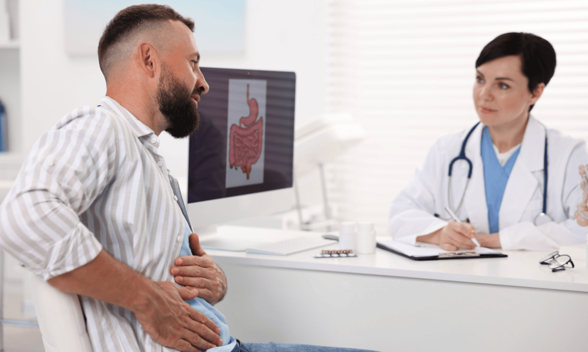 a-doctor-diagnoses-stomach-polyps