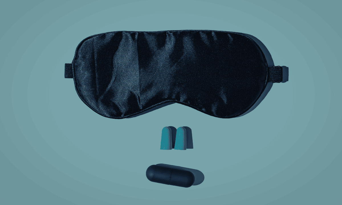 image of eye mask and ear cover