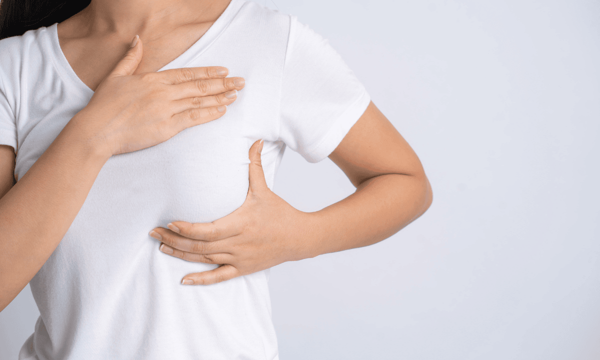 illustration of breast cancer