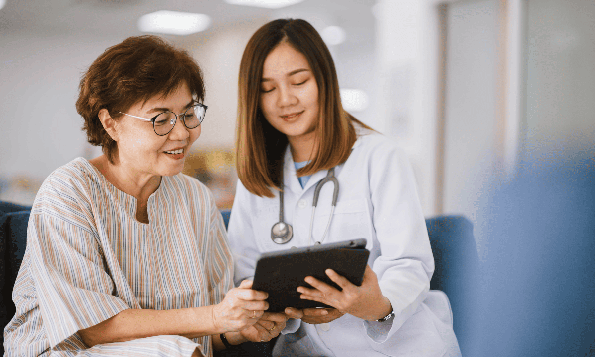image of consultation after treatment
