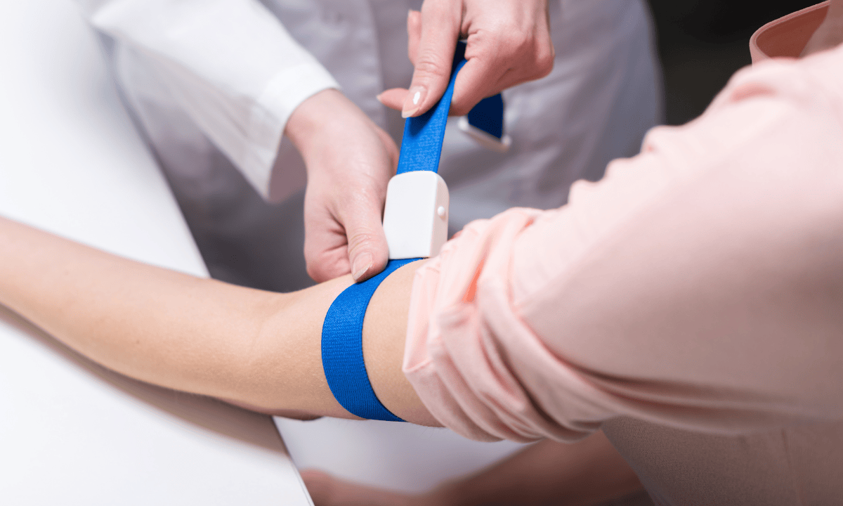 illustration of testosterone test