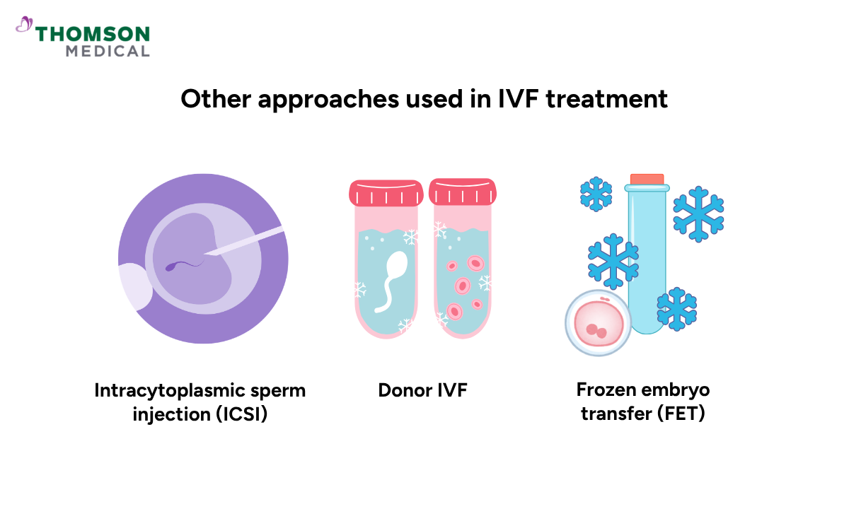 illustration of other approaches used in IVF