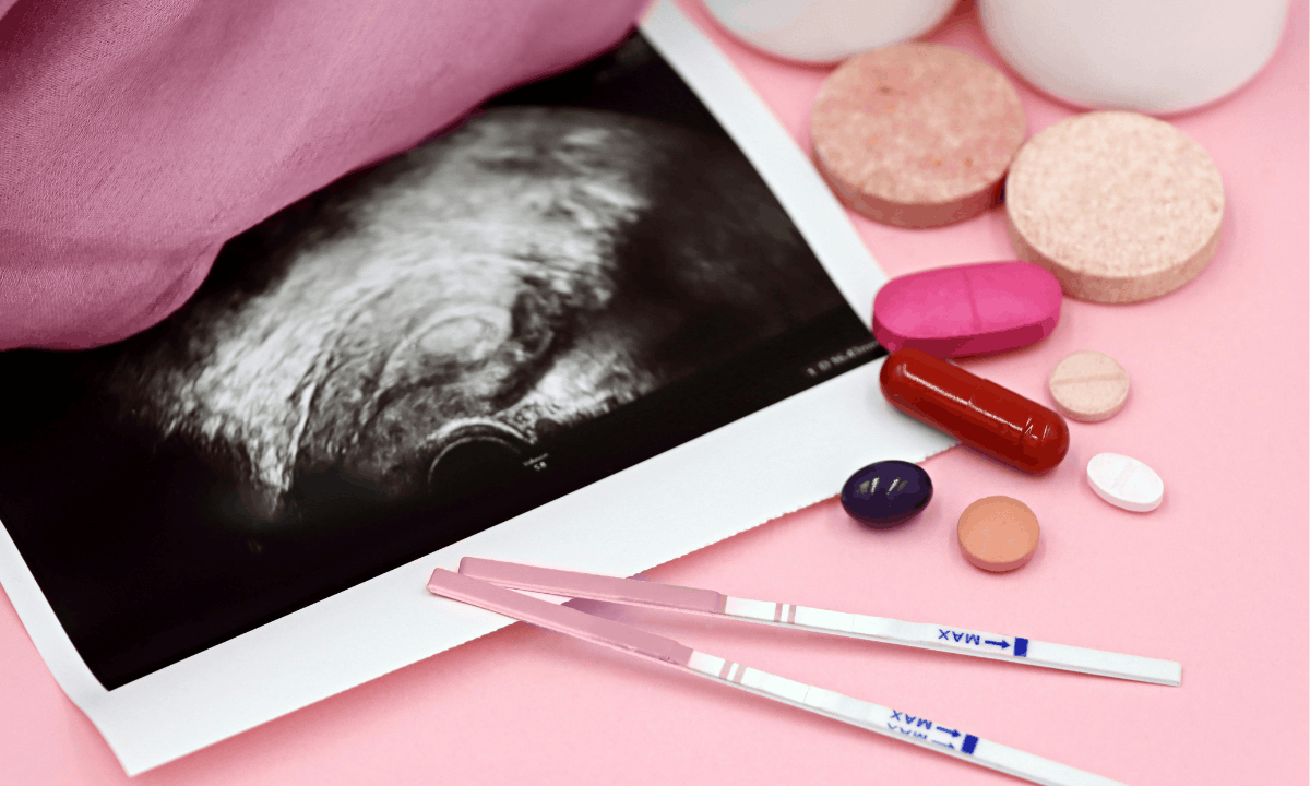 Illustration of fertility medications