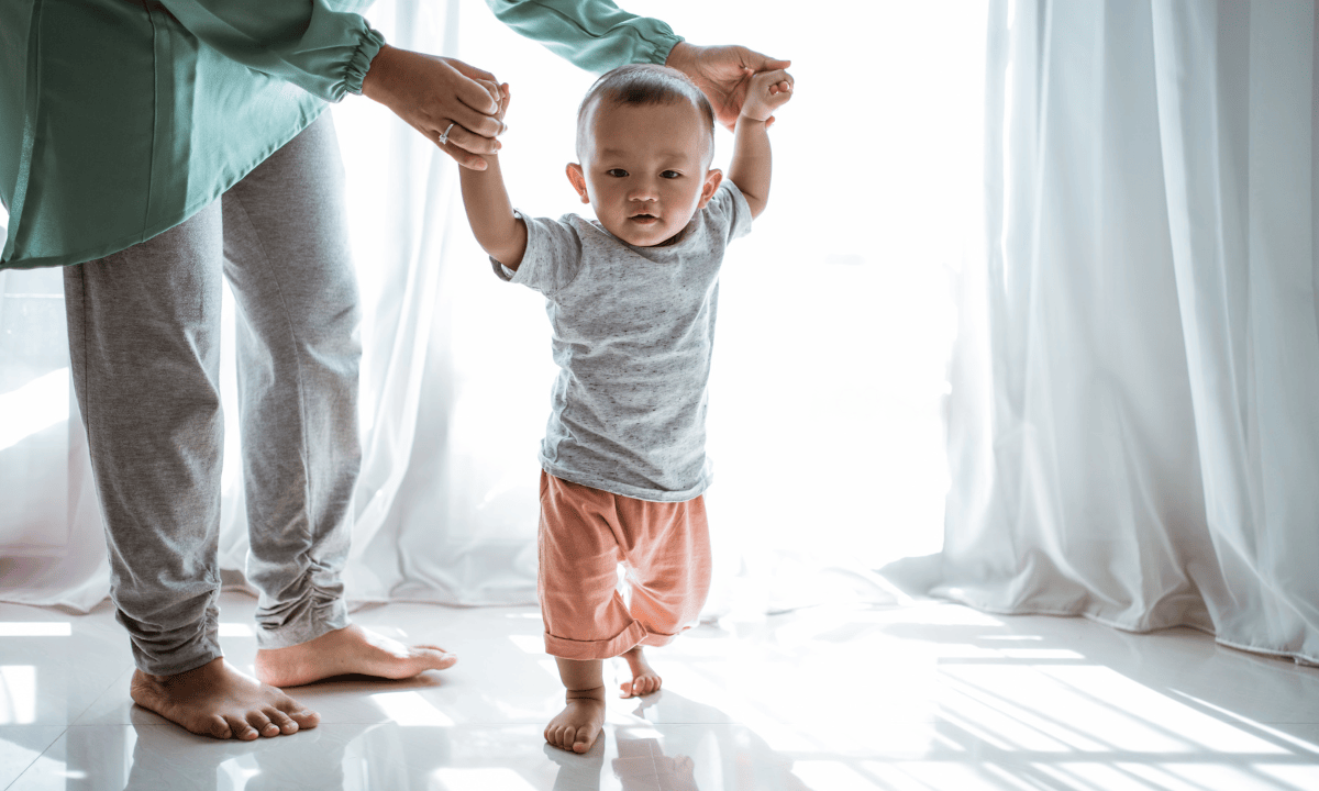 illustration of baby development milestones