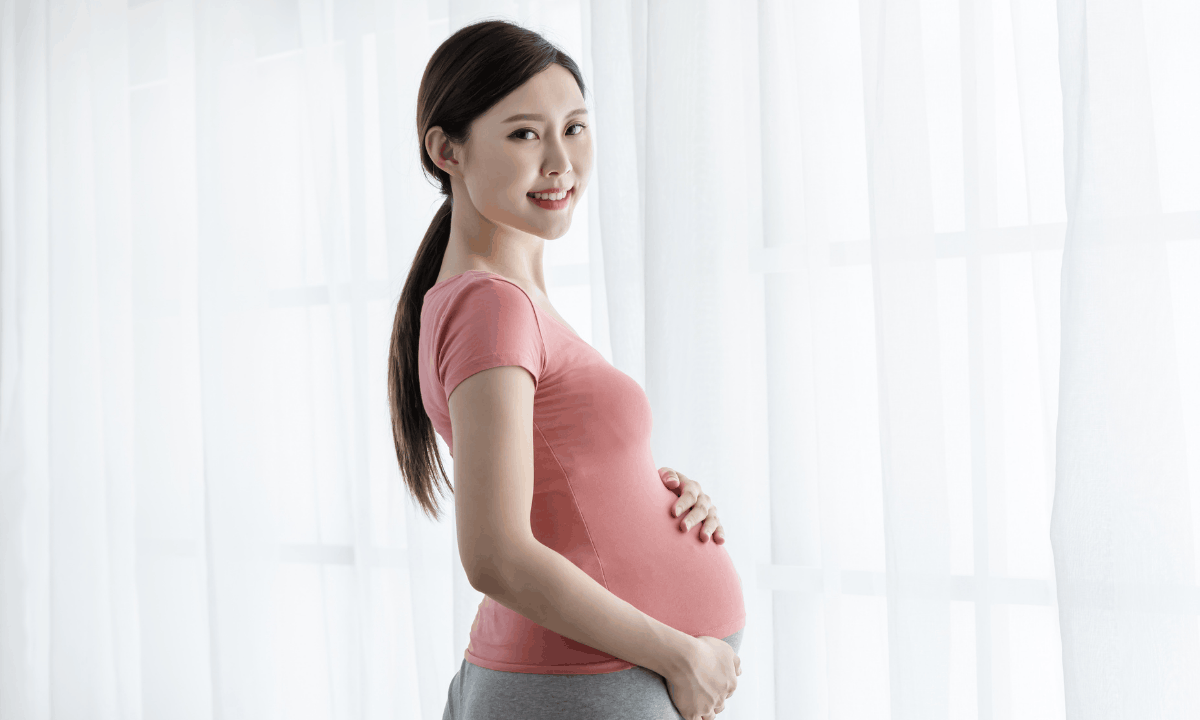 Illustration of a pregnant woman