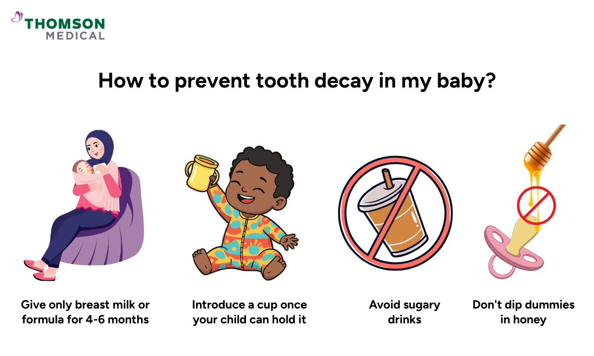 How to prevent tooth decay in my baby?