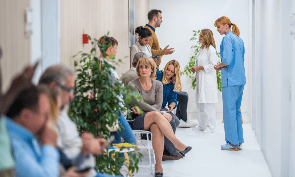 Image of A&E waiting room