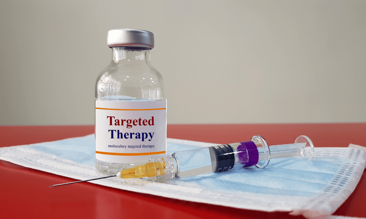 A medical vial labeled 