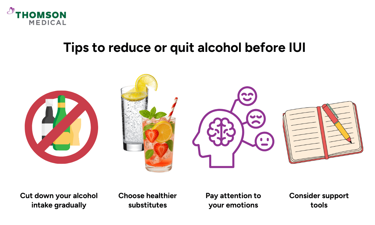 Tips to reduce or quit alcohol before IUI