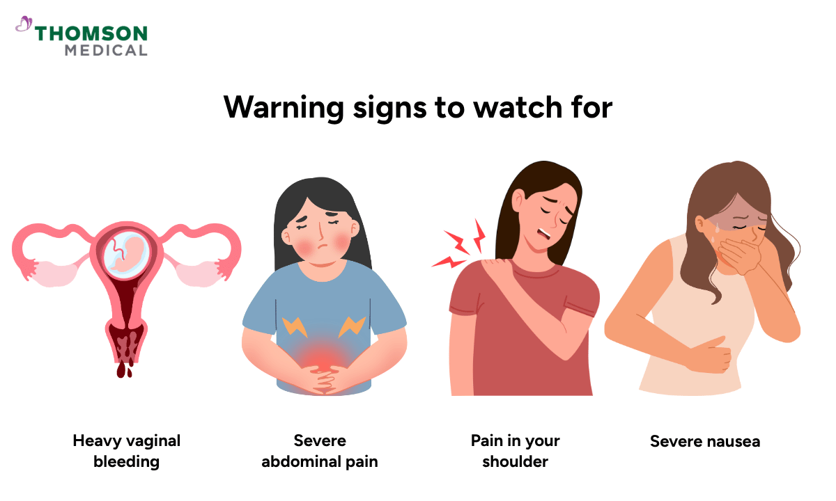 illustration of warning signs to watch for