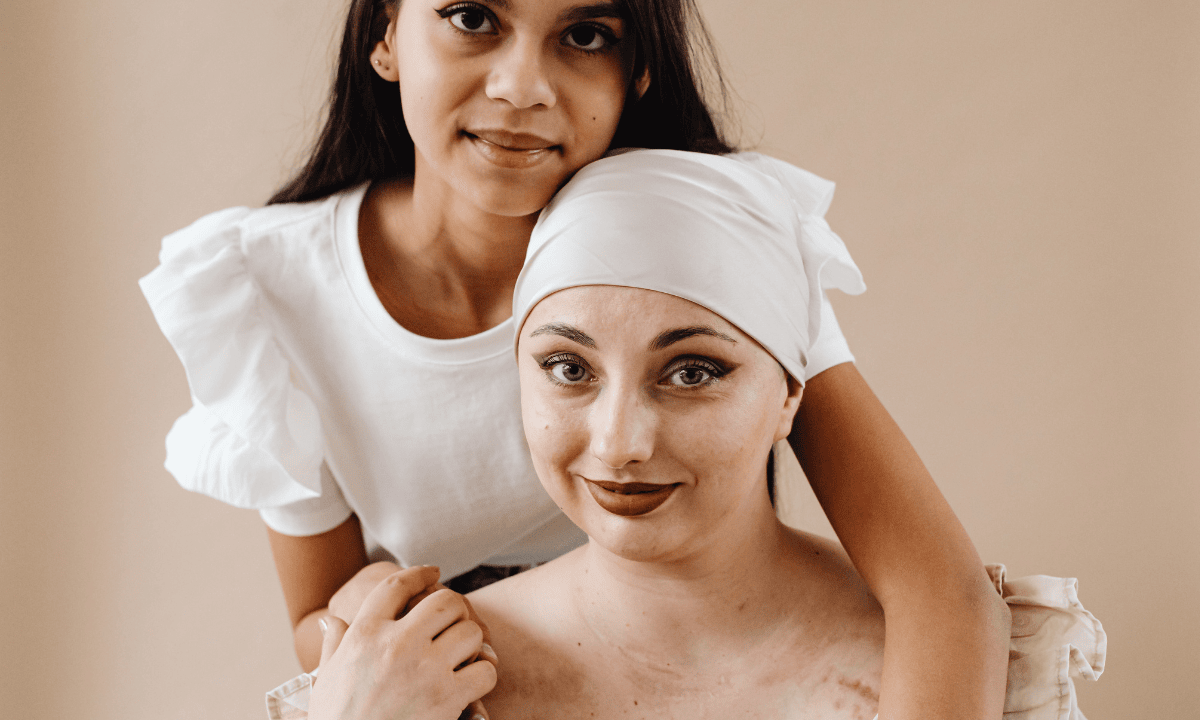 illustration of women with cervical cancer